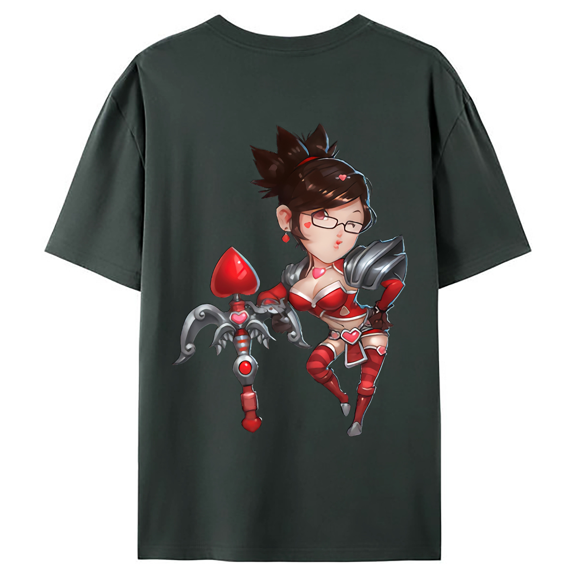 （画像用） リーグ・オブ・レジェンド League of Legends LOL 綿100％ メンズ半袖Tシャツ（バックプリント） 通気性